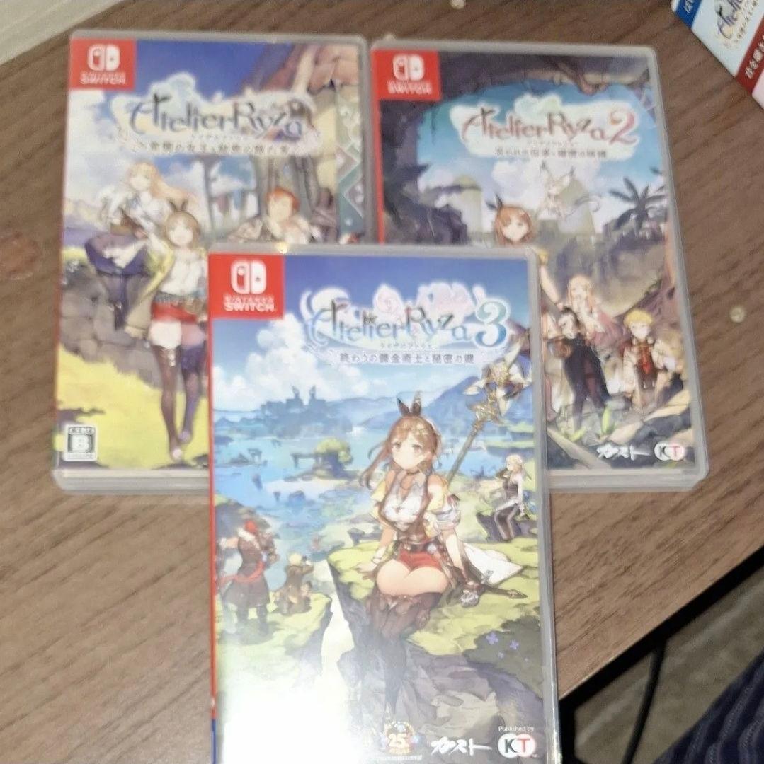 Switch ライザのアトリエ 1.2 限定ダブルパックと3のセット
