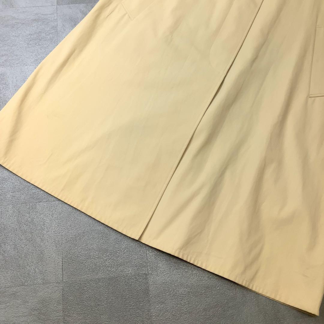 90‘s Burberry コットン シングル トレンチコート ライトベージュ