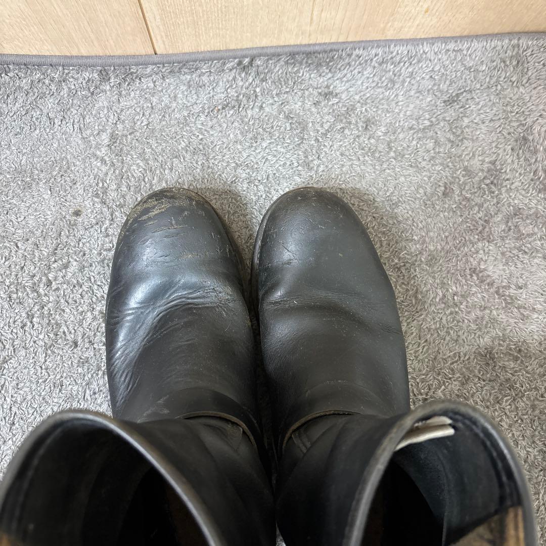 REDWING レッドウィング　エンジニアブーツ　ブラック　ソール交換済み