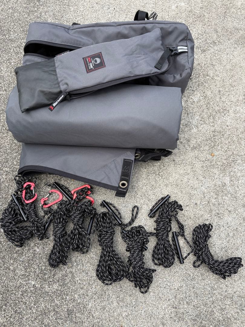 MacOne Recta L⭐︎マックワンレクタタープ⭐︎チャコール