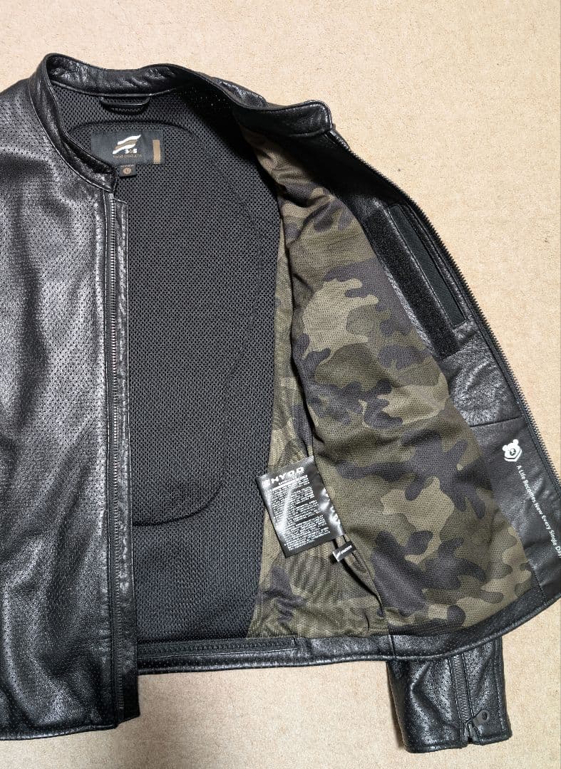 ヒョードー365パンチングレザージャケット