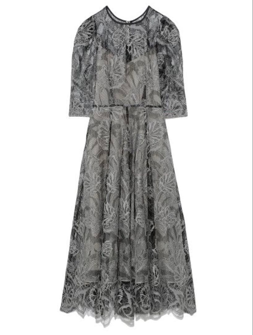 レースボリュームワンピース SNIDEL 結婚式　ドレス