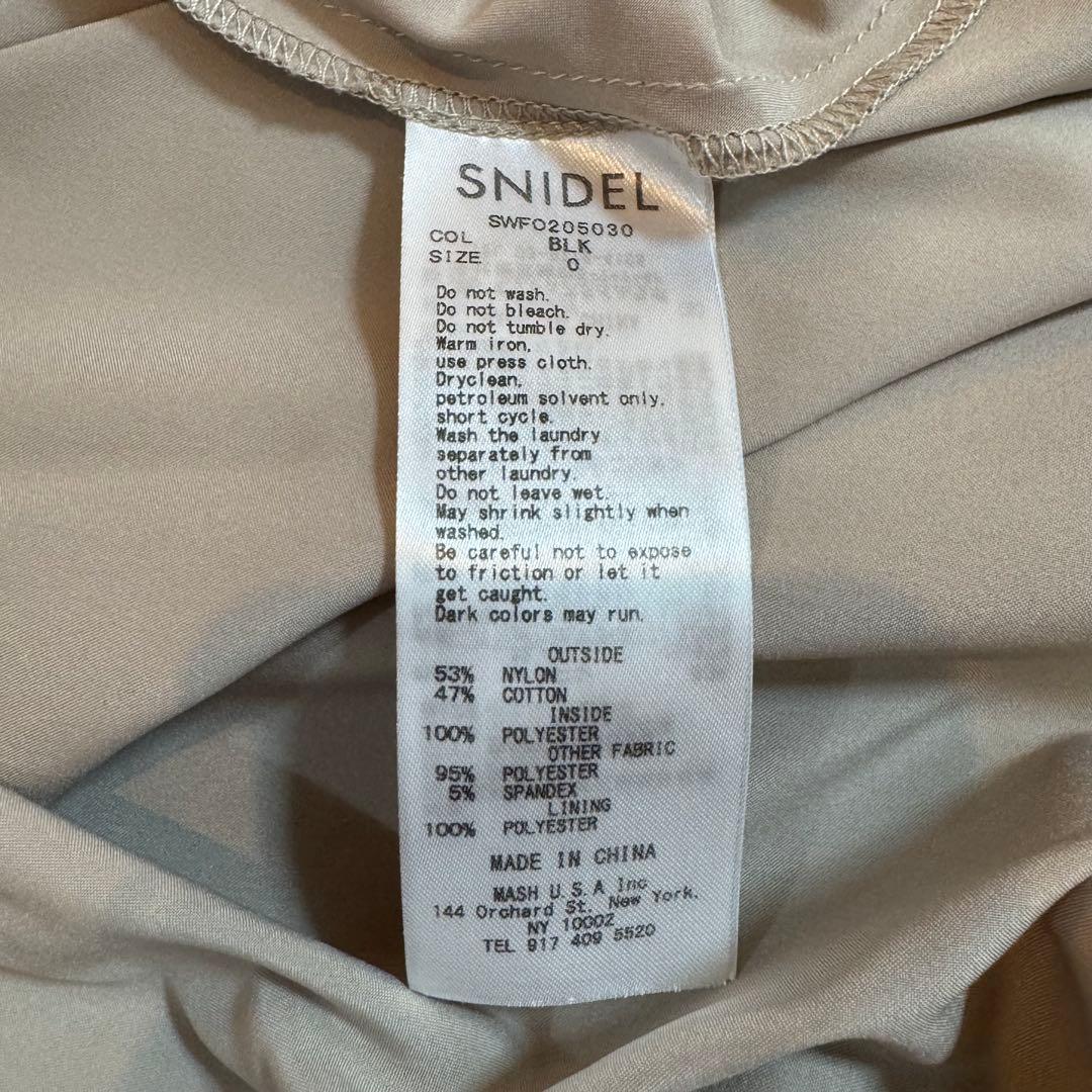 レースボリュームワンピース SNIDEL 結婚式　ドレス