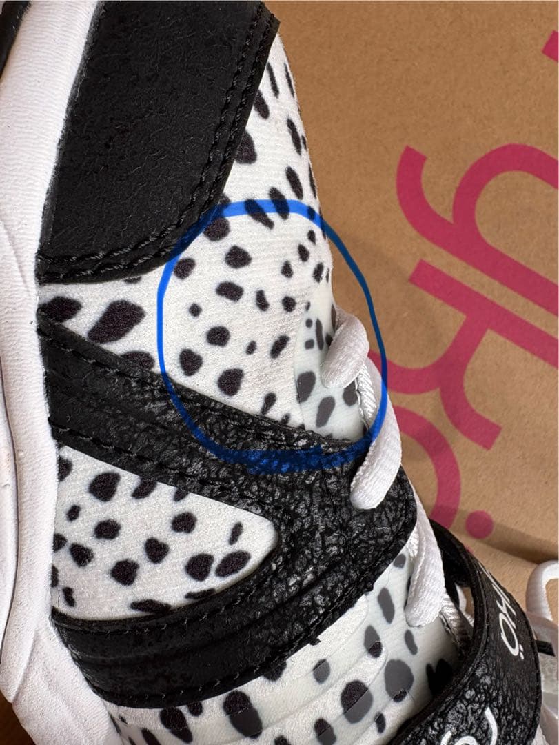 やきにく【未使用】ryka テナシティー　ダルメシアン　23.3cm