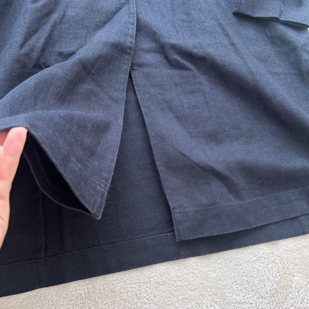 【タグ付き新品】studioCLIPリネンチェスターコート 定価17800円＋税