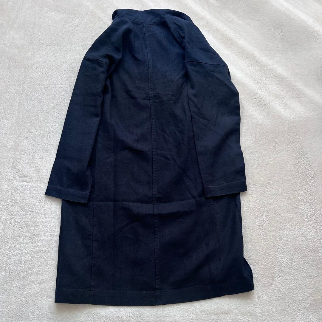 【タグ付き新品】studioCLIPリネンチェスターコート 定価17800円＋税