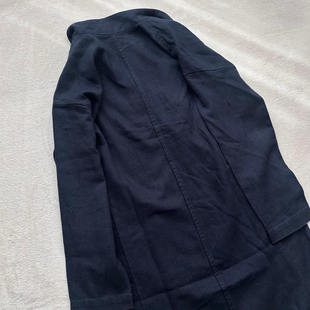 【タグ付き新品】studioCLIPリネンチェスターコート 定価17800円＋税