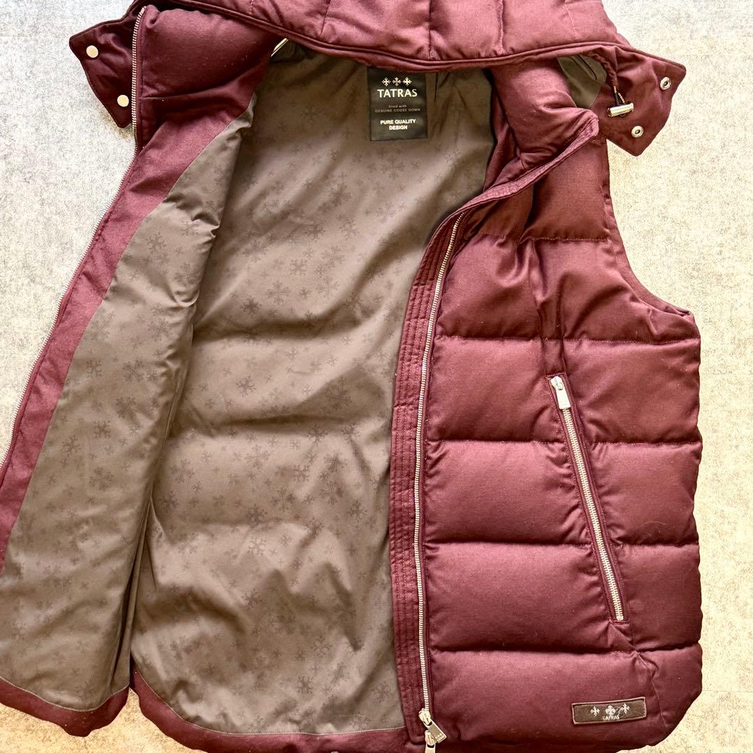 【美品】TATRAS タトラス ダウンベスト 高級Rライン ロロピアーナ 04