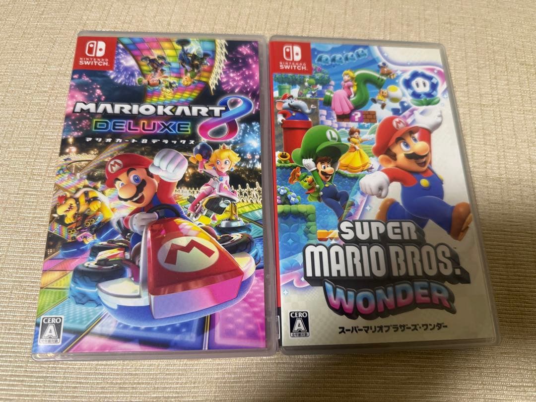 【美品】マリオカート8 デラックス & スーパーマリオブラザーズ ワンダー