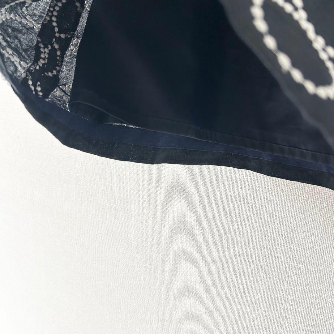 ミナペルホネン　tambourine タンバリン　スカート　刺繍　ブラック