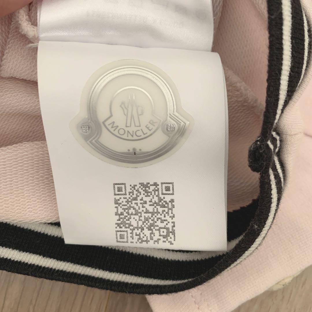 モンクレール （MONCLER ）キッズ ロゴ ワンピース 100 ピンク　半袖
