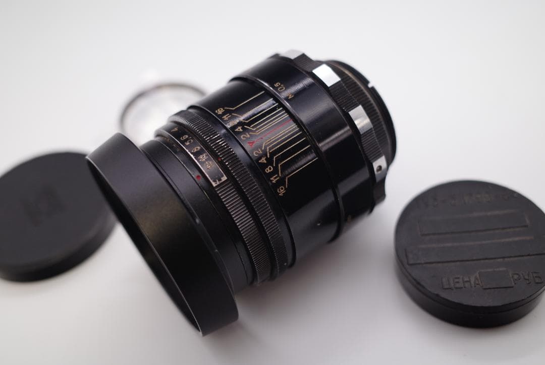 19【希少】Helios 初期型ゼブラ　ヘリオス44 ぐるぐるボケ