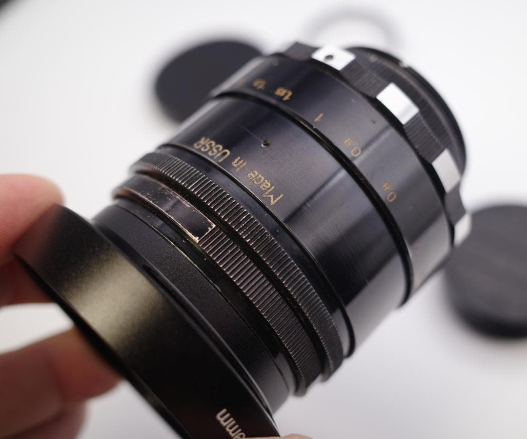 19【希少】Helios 初期型ゼブラ　ヘリオス44 ぐるぐるボケ