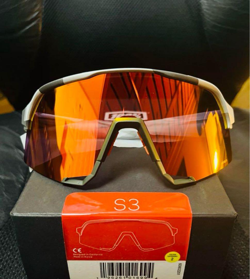サングラス100% S3 CAMO ワンハンドレッド　Hyper レンズ