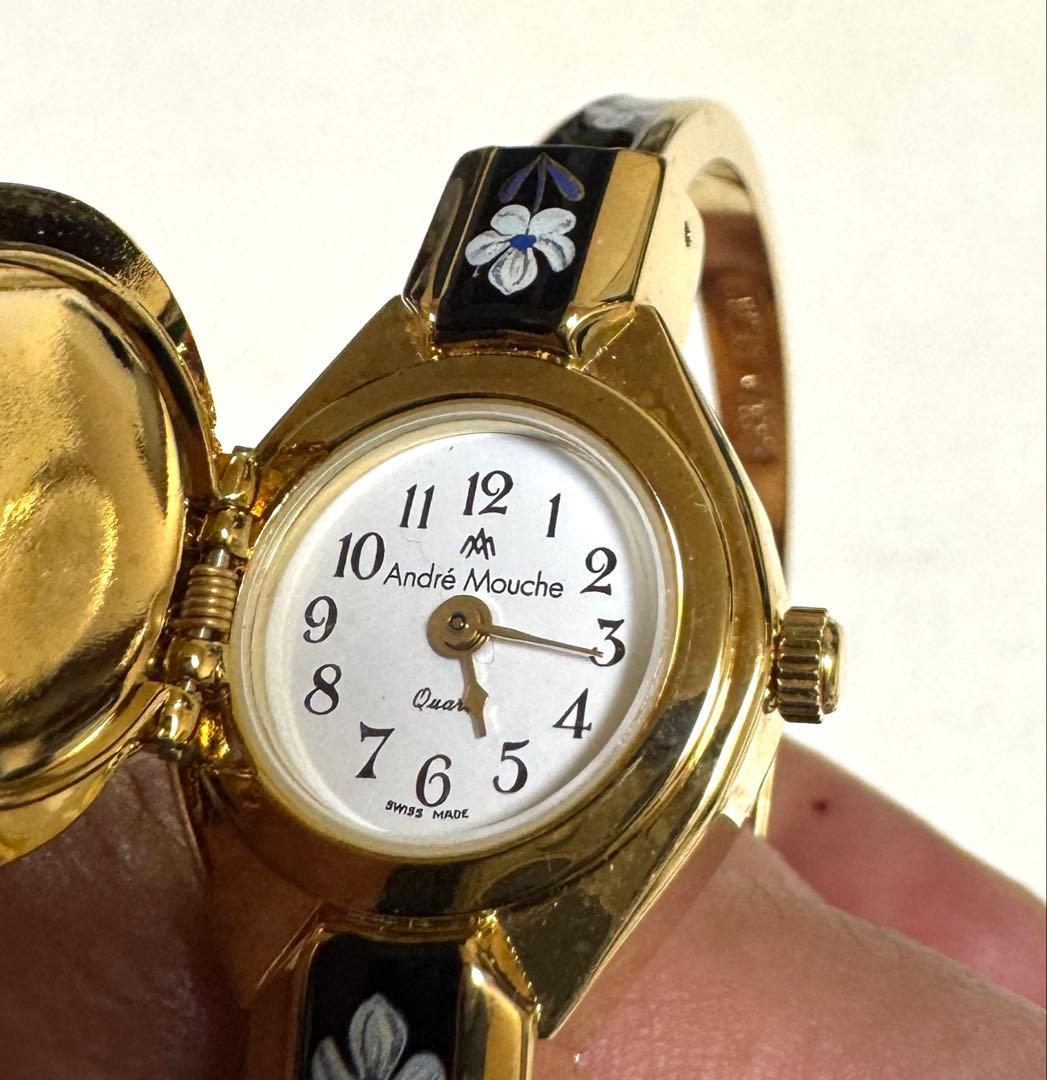 【未使用】ANDRE MOUCHE アンドレムッシュ 腕時計 バングル