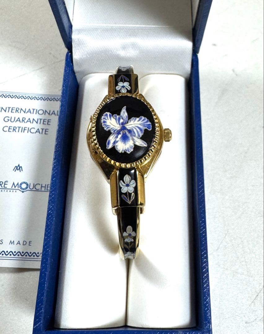 【未使用】ANDRE MOUCHE アンドレムッシュ 腕時計 バングル