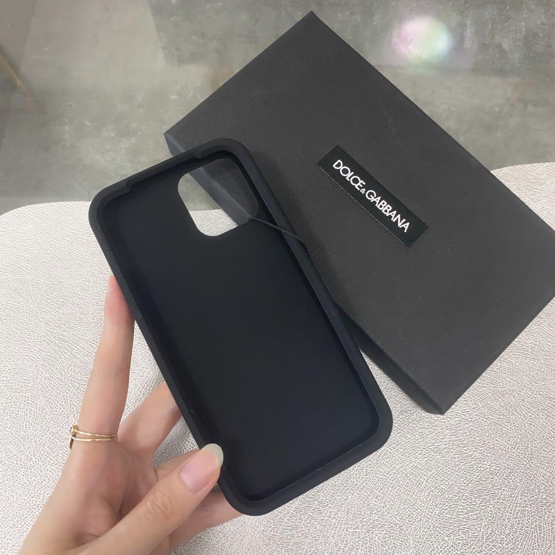 残り１【新品】Dolce&Gabbana iPhoneケース ヒョウ柄 ホワイト