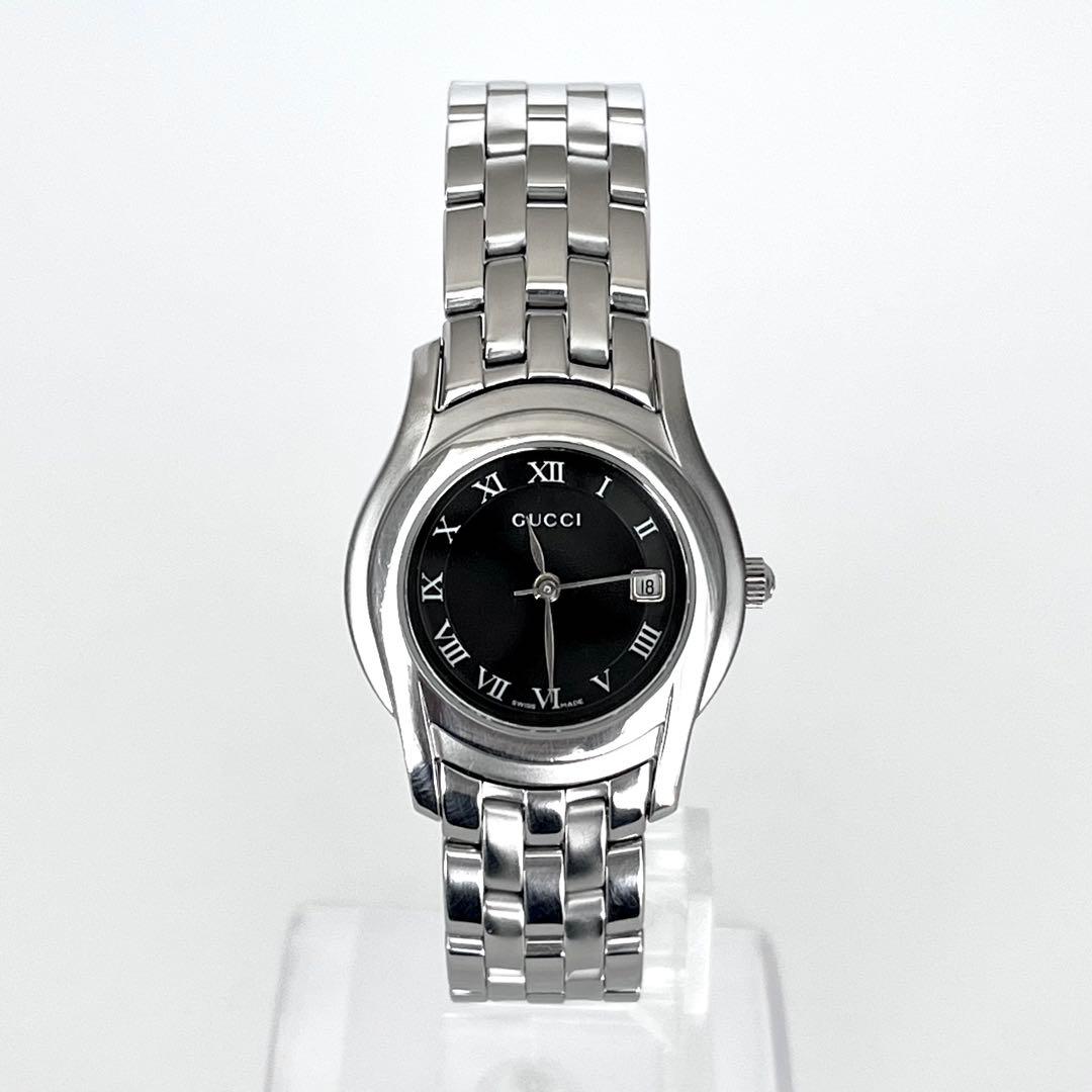 グッチ GUCCI 5500L レディース腕時計 磨き済み 電池新品 s2202