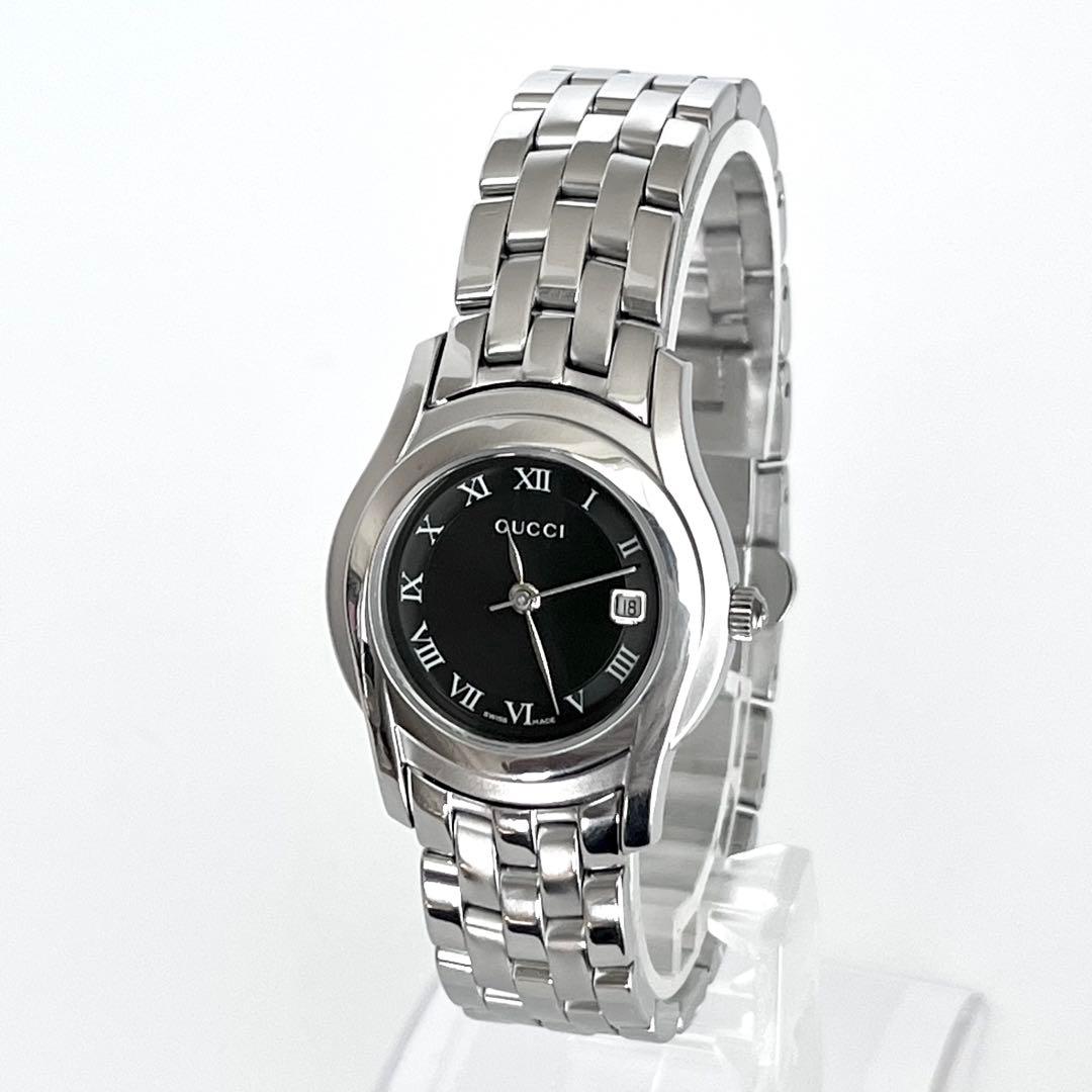グッチ GUCCI 5500L レディース腕時計 磨き済み 電池新品 s2202