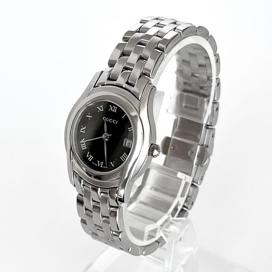 グッチ GUCCI 5500L レディース腕時計 磨き済み 電池新品 s2202
