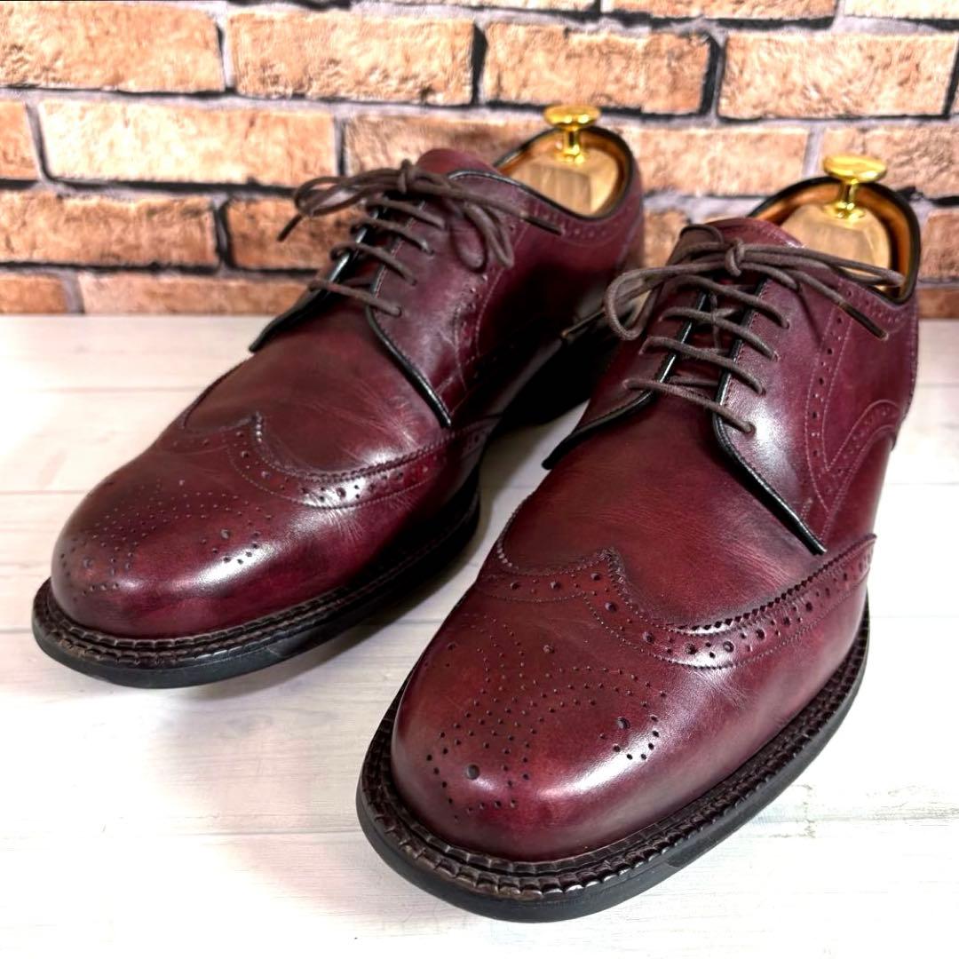 美品■ランウォーク■ビジネスシューズ✨ウィングチップ GELソール セレモニー
