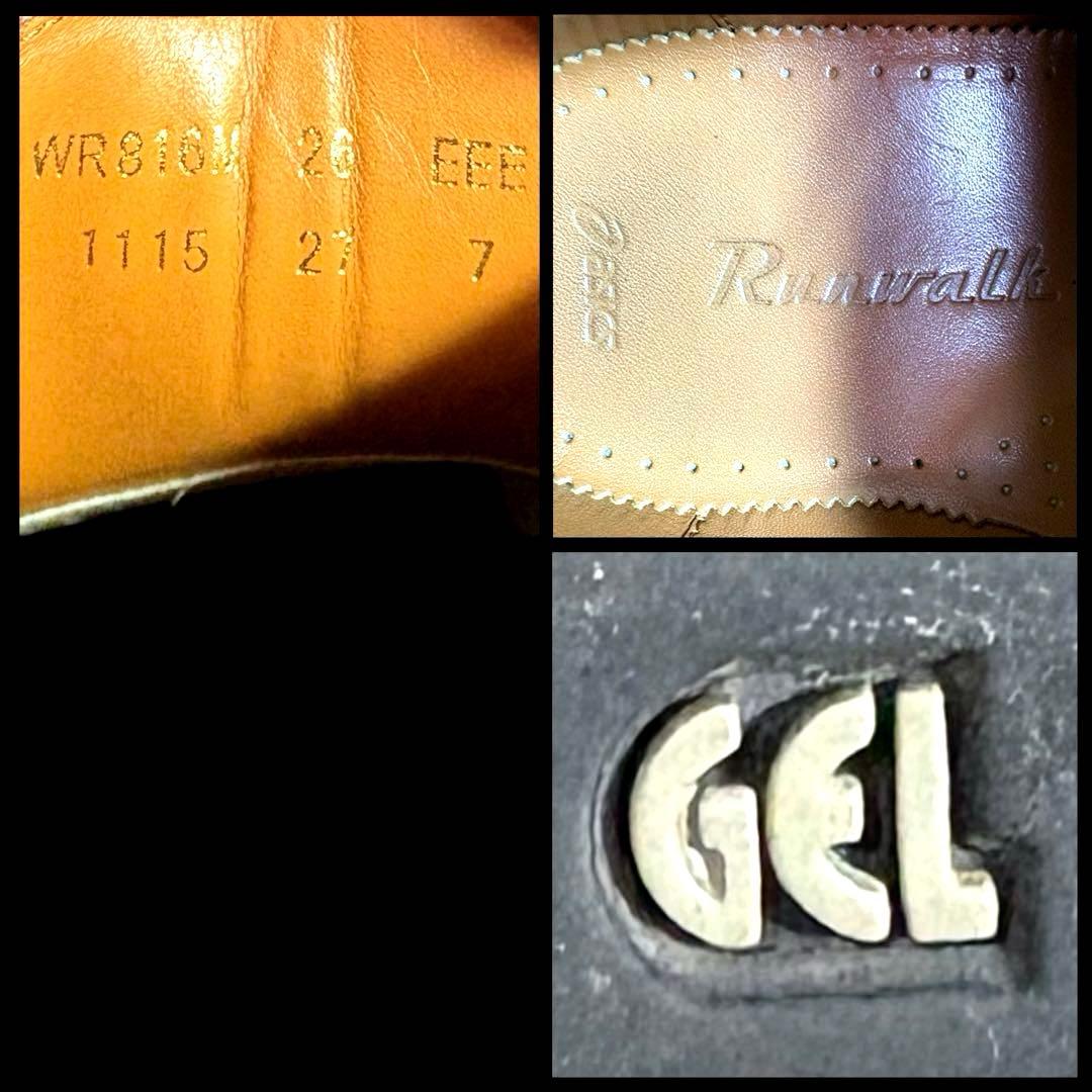 美品■ランウォーク■ビジネスシューズ✨ウィングチップ GELソール セレモニー