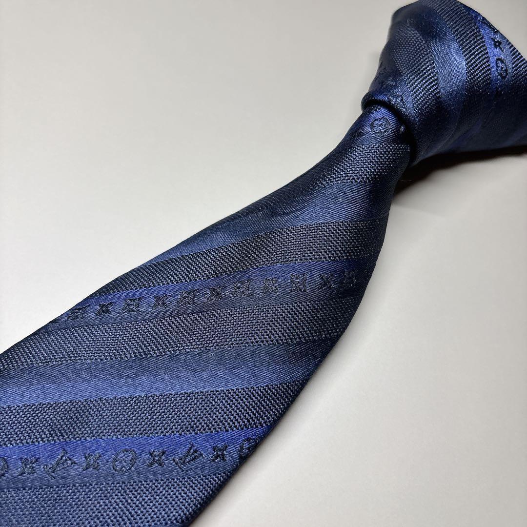 箱入り ルイヴィトン　マイクロモノグラム　ネクタイ