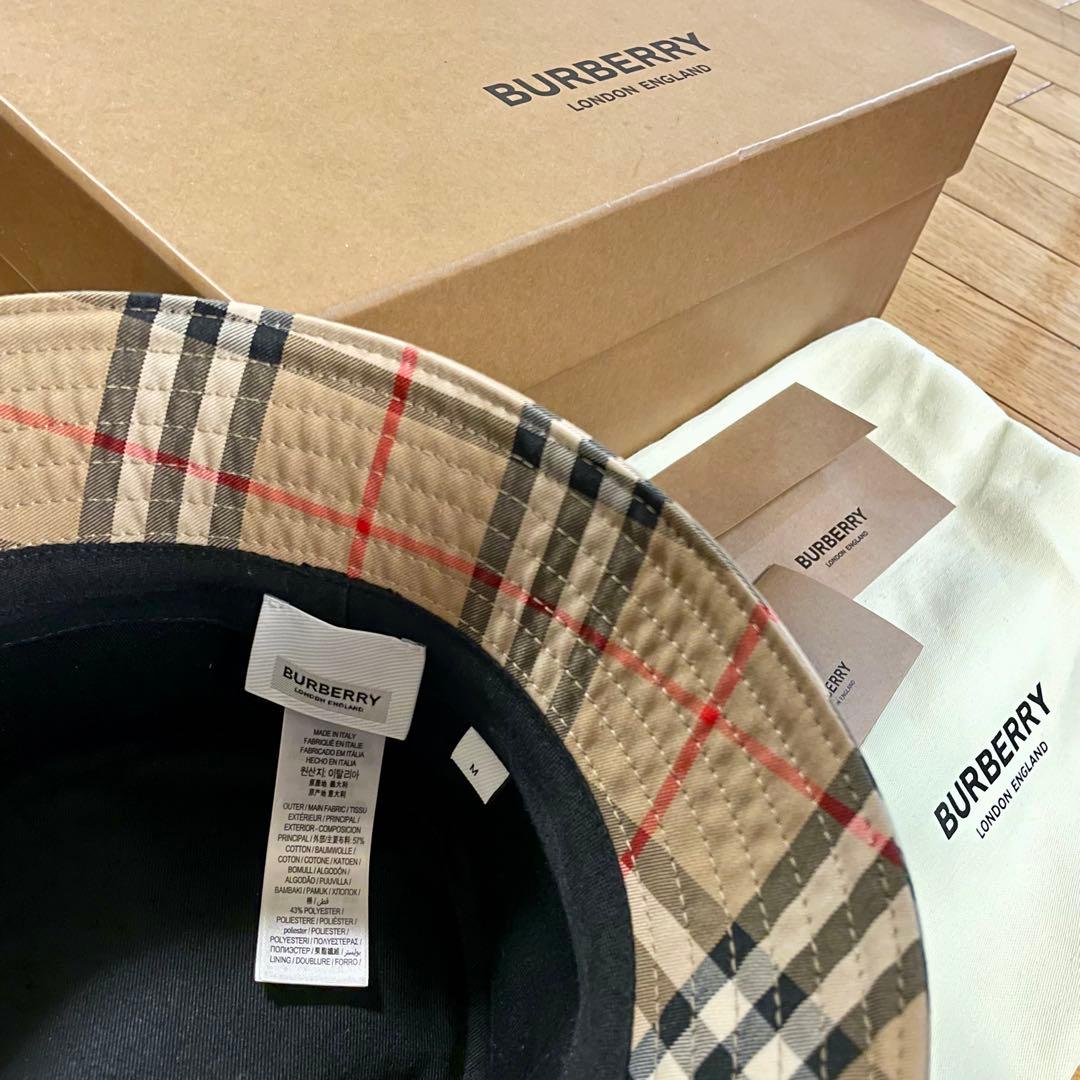 BURBERRY ヴィンテージチェック バケットハット M