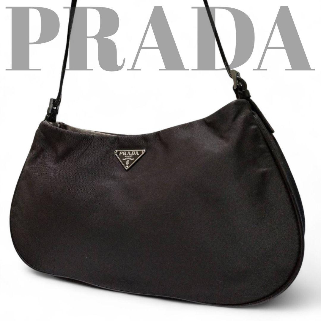 【極美品】 PRADA プラダ ショルダーバック アクセサリーポーチ テスート