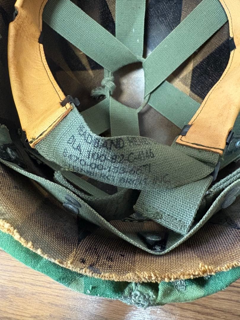 米軍実物　M1ヘルメット