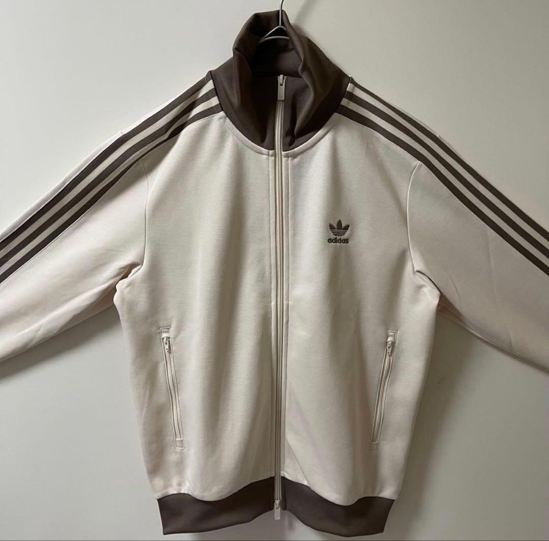 adidas ジャージ XL ホワイト/ブラウン 新品