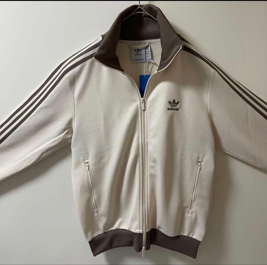 adidas ジャージ XL ホワイト/ブラウン 新品