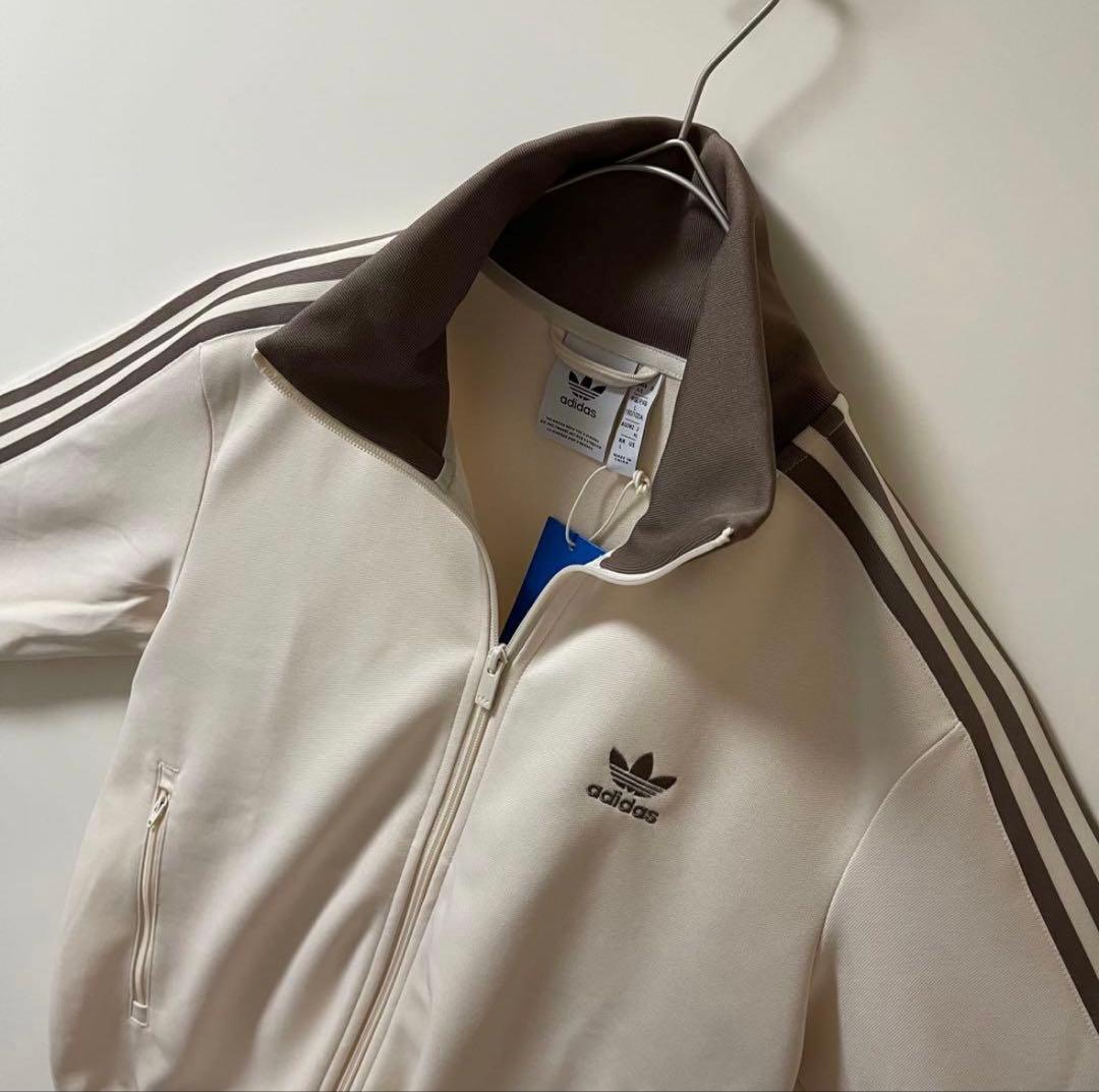 adidas ジャージ XL ホワイト/ブラウン 新品