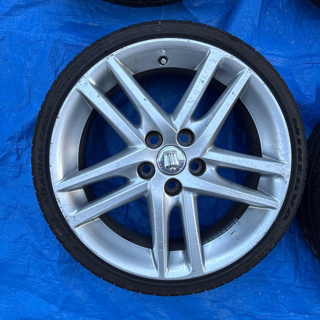18インチ 200系クラウン 純正ホイール タイヤ付き　バリ溝