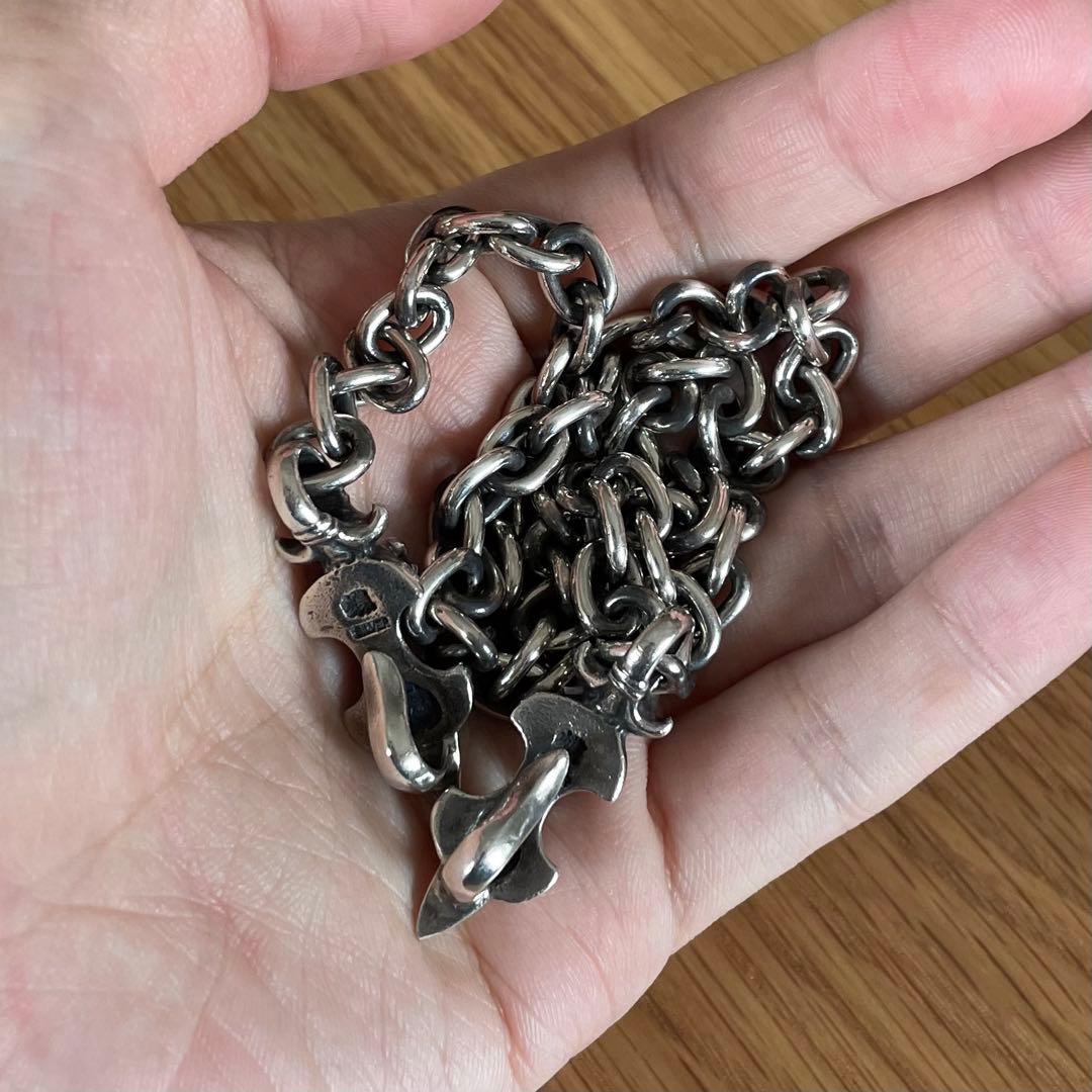 小物 silver925 skull wallet chain