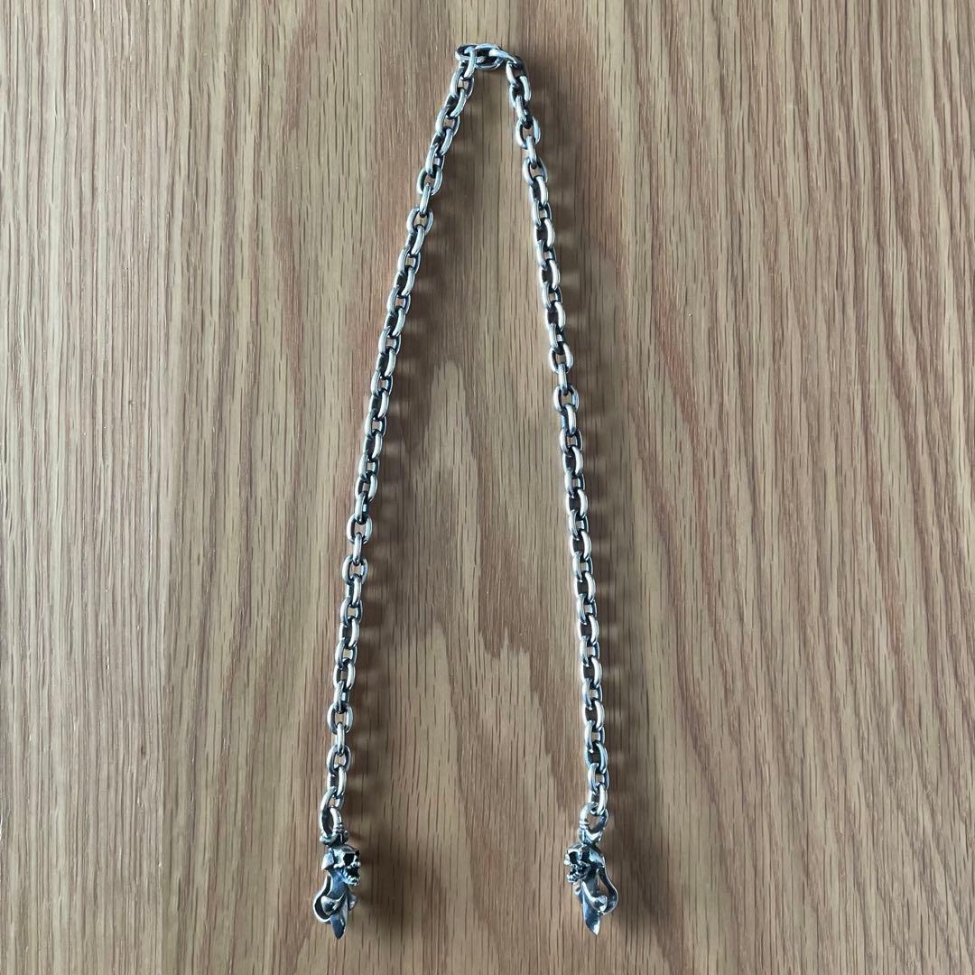 小物 silver925 skull wallet chain
