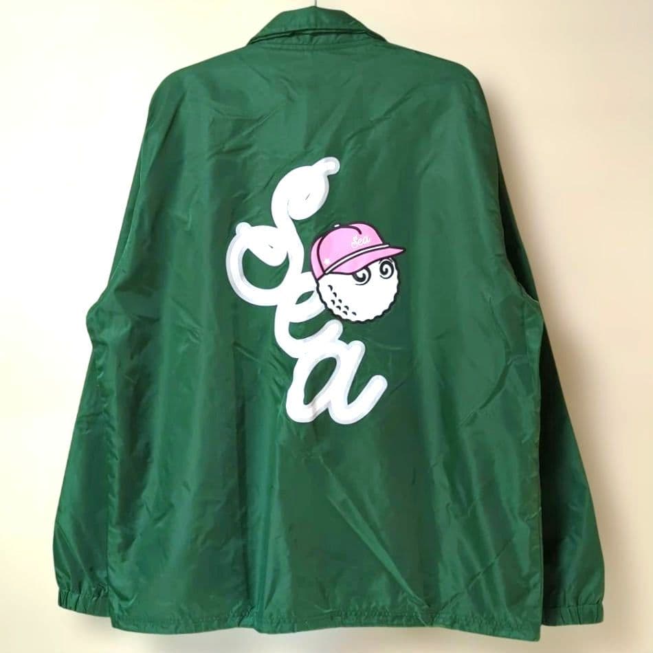 マルボンゴルフ　ウィンダンシー ナイロンジャケット　グリーン ビッグサイズ XL
