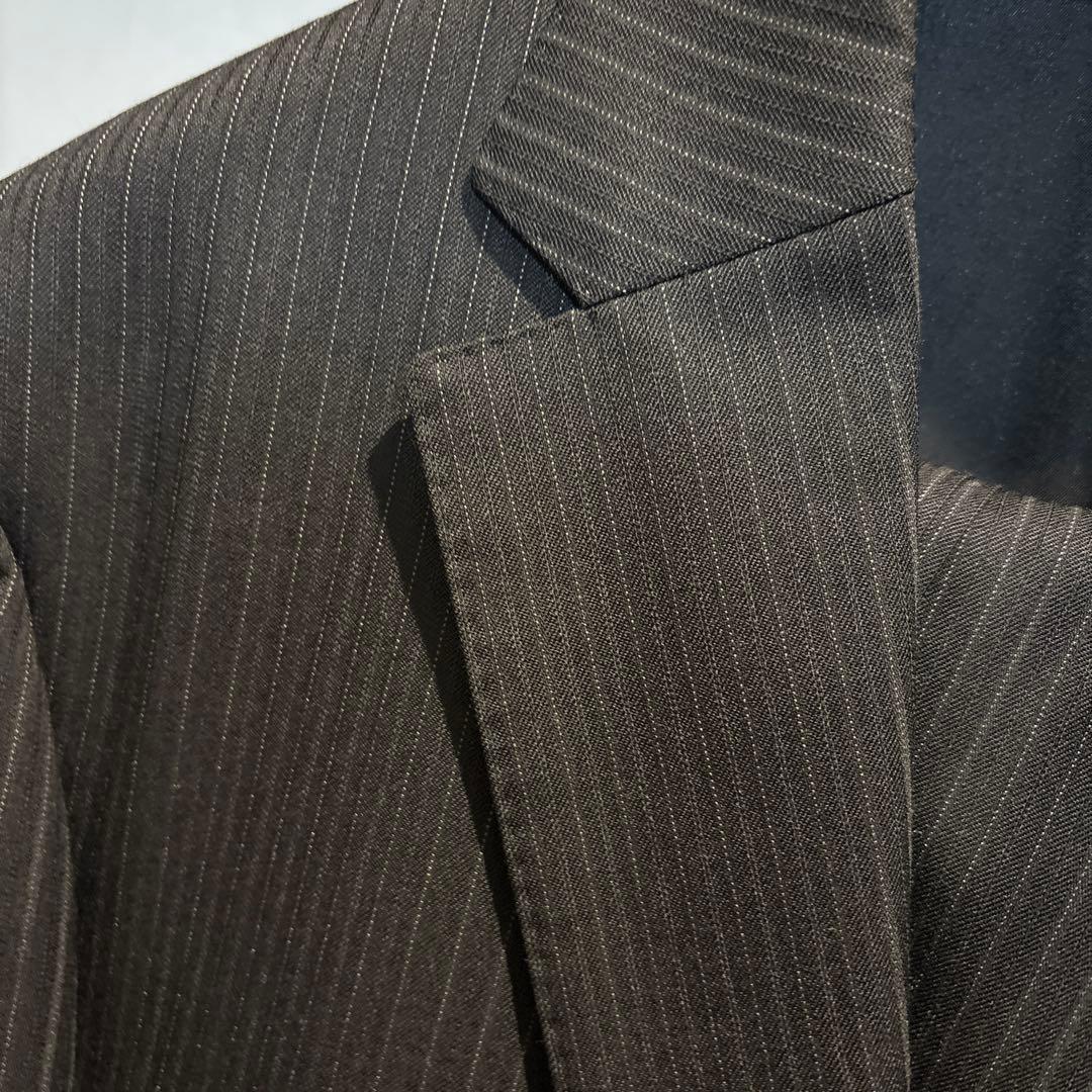 BURBERRY BLACK LABEL ストライプスーツジャケット