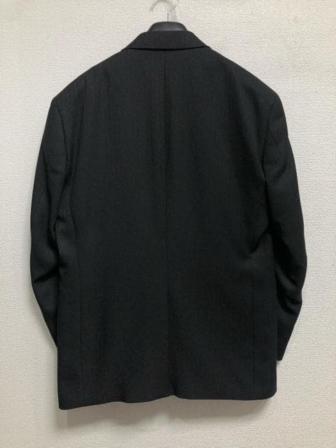 新品☆メンズ身長170ウエスト86黒系セットアップお仕事フォーマル☆b380