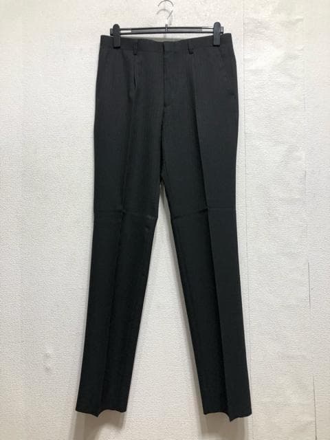 新品☆メンズ身長170ウエスト86黒系セットアップお仕事フォーマル☆b380