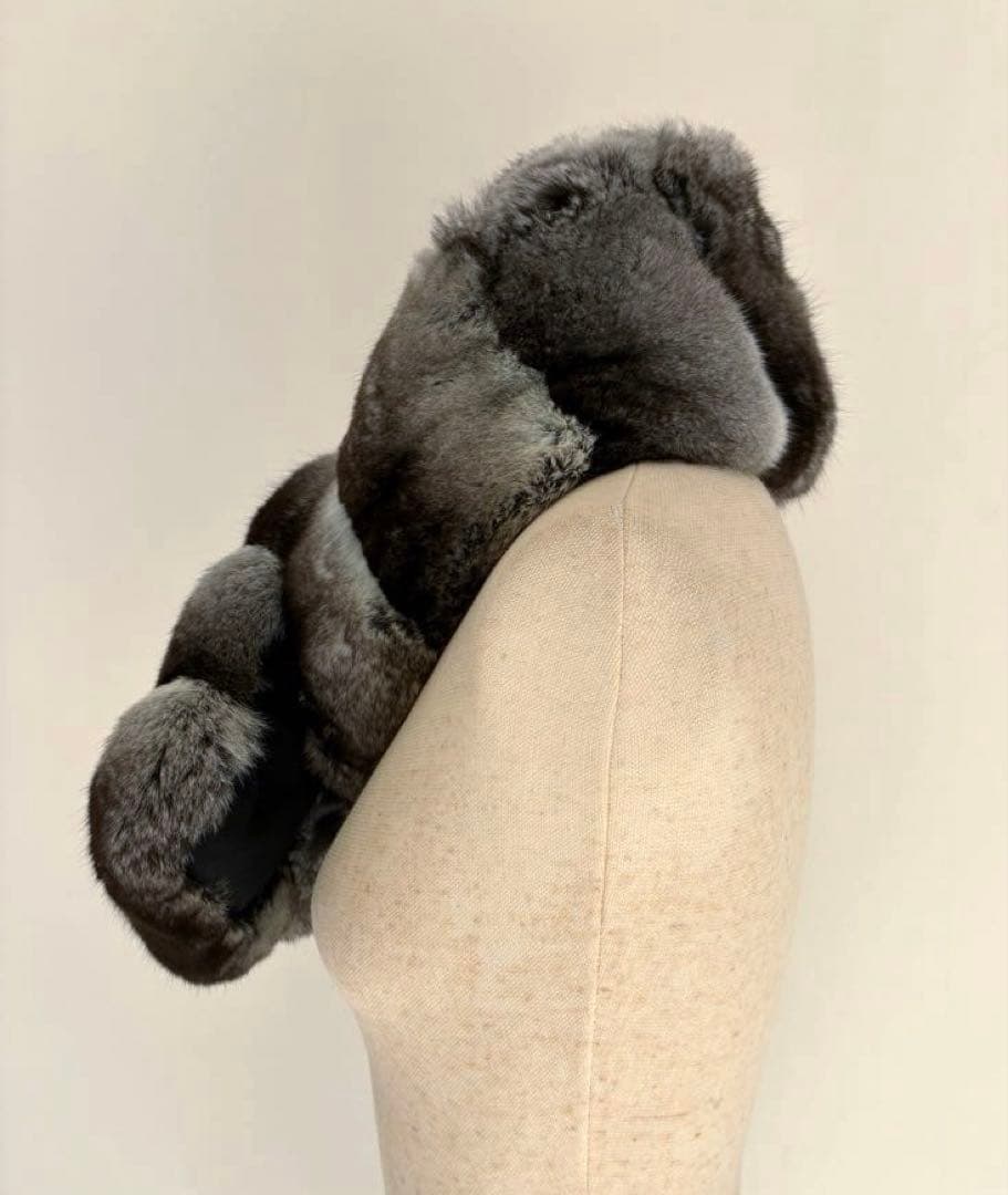 チンチラファー　マフラー　ふっくらリアルファー　染めなし