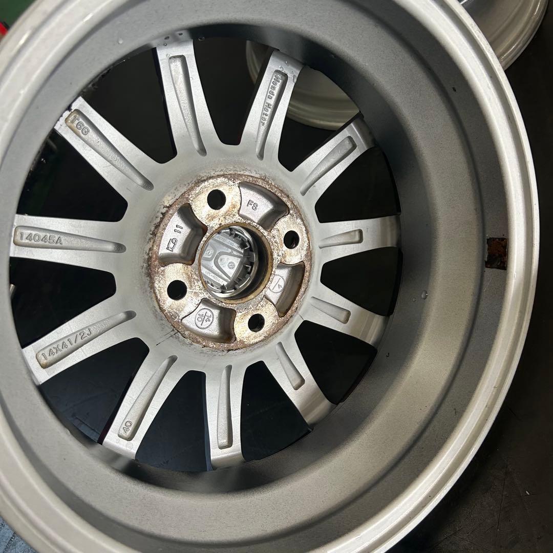 中古アルミ14X4.5　ホンダN-WGN純正4本セット　N-BOX、N-ONE等
