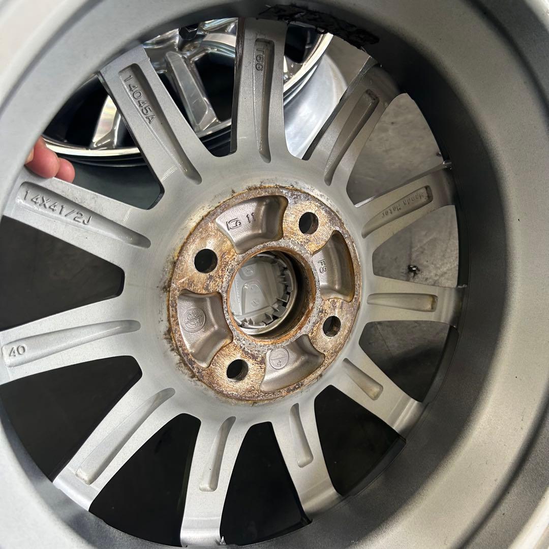 中古アルミ14X4.5　ホンダN-WGN純正4本セット　N-BOX、N-ONE等