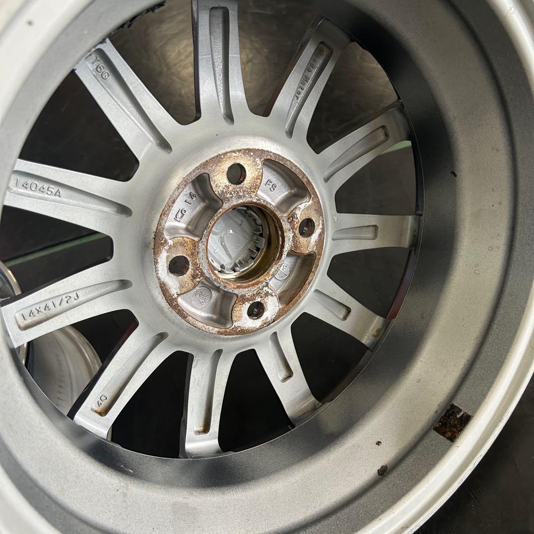中古アルミ14X4.5　ホンダN-WGN純正4本セット　N-BOX、N-ONE等