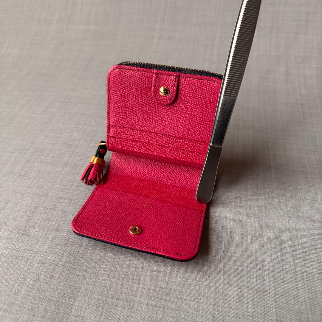 未使用 EPOI エポイ ラウンドファスナー 二つ折り財布 ピンク