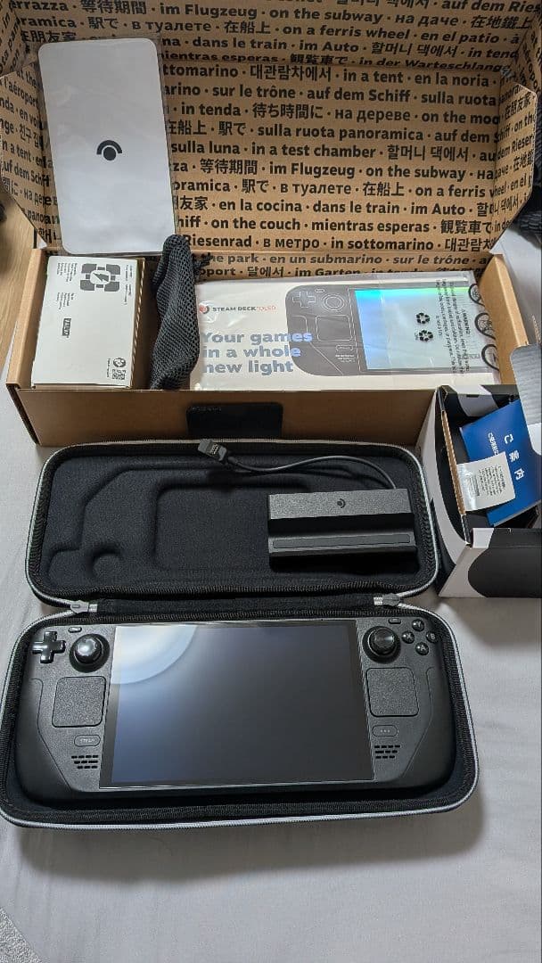 【小傷有】steamdeck oled 1TB /純正ドッキングステーション