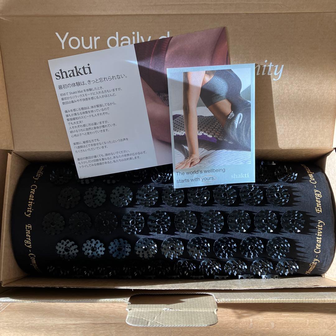 A*a様 SHAKTI シャクティ マット&ピロー❤︎正規品ブラック❤︎即日発送