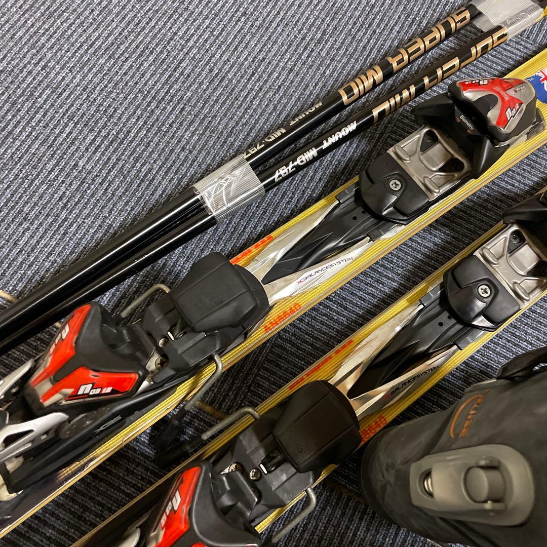 スキー板170 スキーブーツ28.5 スキーセット　ノルディカ