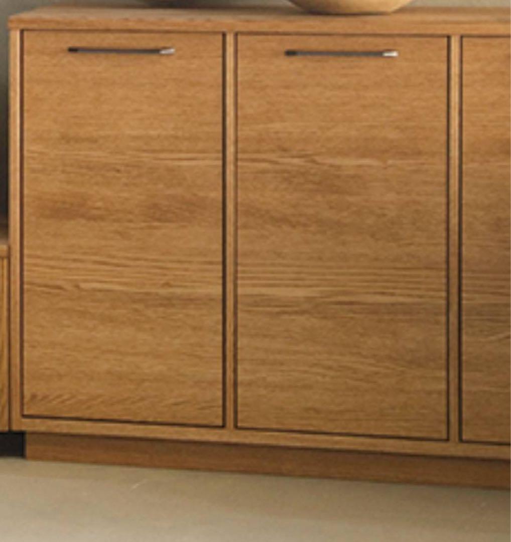 MOMO NATURAL 食器棚　キッチンボード　炊飯器引き出し式　カップボード