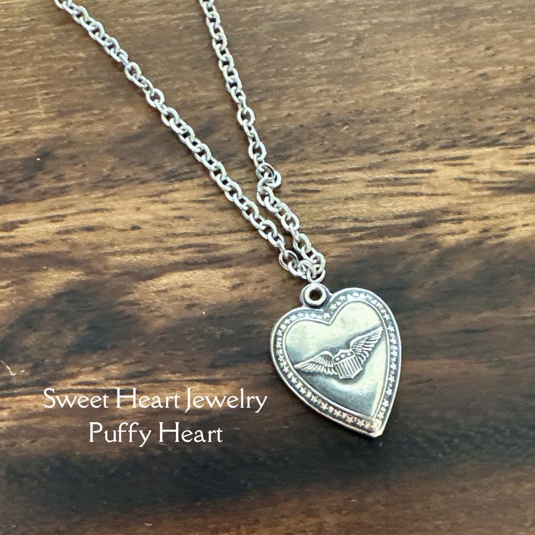 【J138】10s -40s スウィートハートジュエリー　ヴィンテージ　チャーム